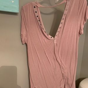 American Eagle backless tee